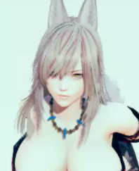 《AI少女》白發(fā)金瞳性感狐耳御姐MOD
