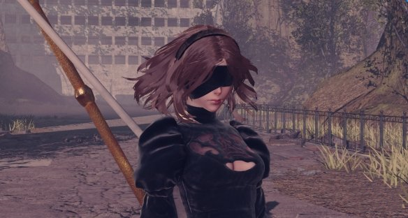 《尼爾：機械紀元》2B艾爾登法環梅琳娜癲火發型MOD