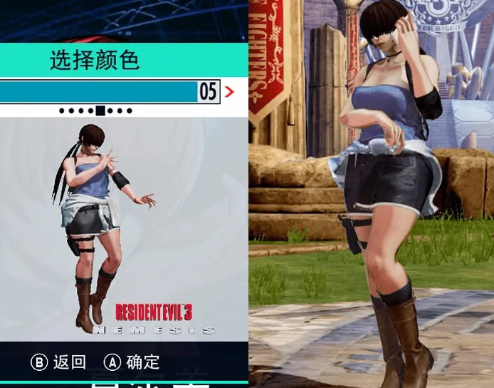《拳皇15》夏爾美生化危機3MOD