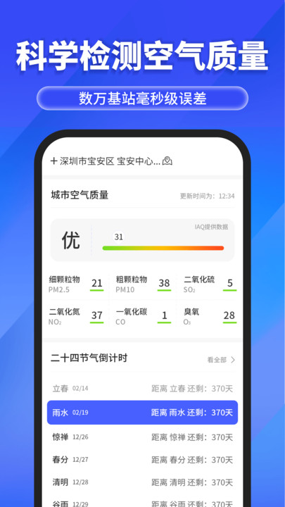 快報天氣預報
