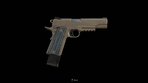《生化危機4：重制版》獵犬狼M45A1手槍MOD