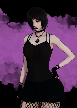 《AI少女》黑色系短發冷艷美人MOD