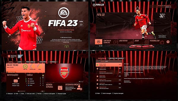 《FIFA 22》酷爽藍、炙熱紅、優雅金主題美化補丁