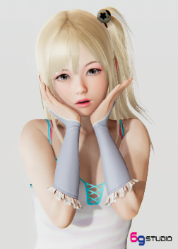 《AI少女》金發馬尾可愛少女MOD