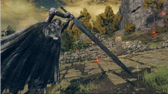 《艾爾登法環》黑魂3法蘭大劍替換雙手巨劍MOD