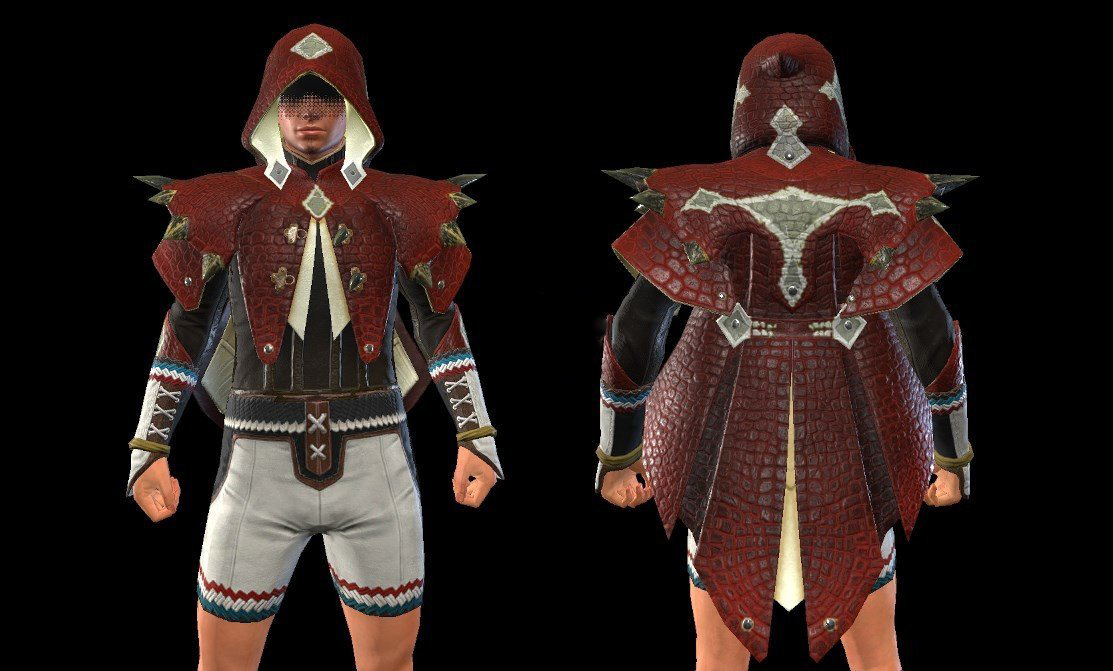 《怪物獵人：崛起》男性垂皮龍套裝上色美化MOD