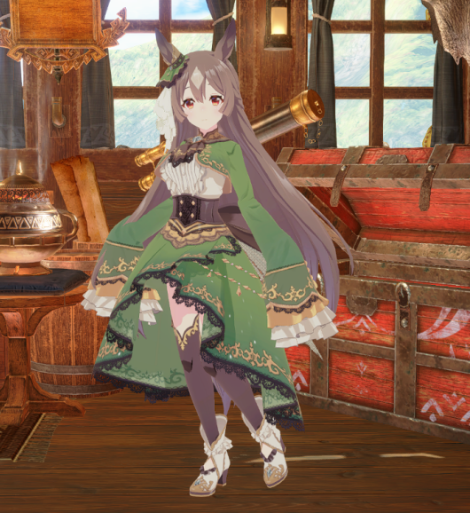 《怪物獵人：崛起》賽馬娘光鉆決勝服外觀MOD