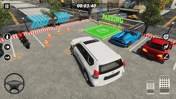 真實吉普車停車場