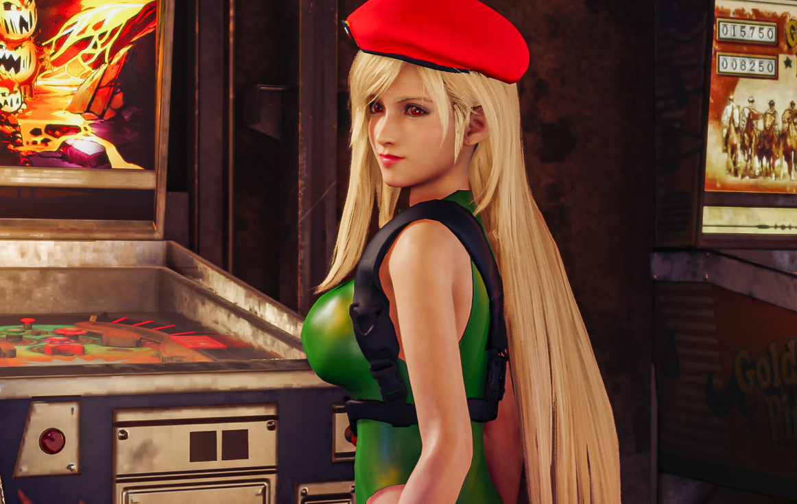 《最終幻想7：重制版》蒂法cos街霸嘉米織物緊身衣v1.1MOD