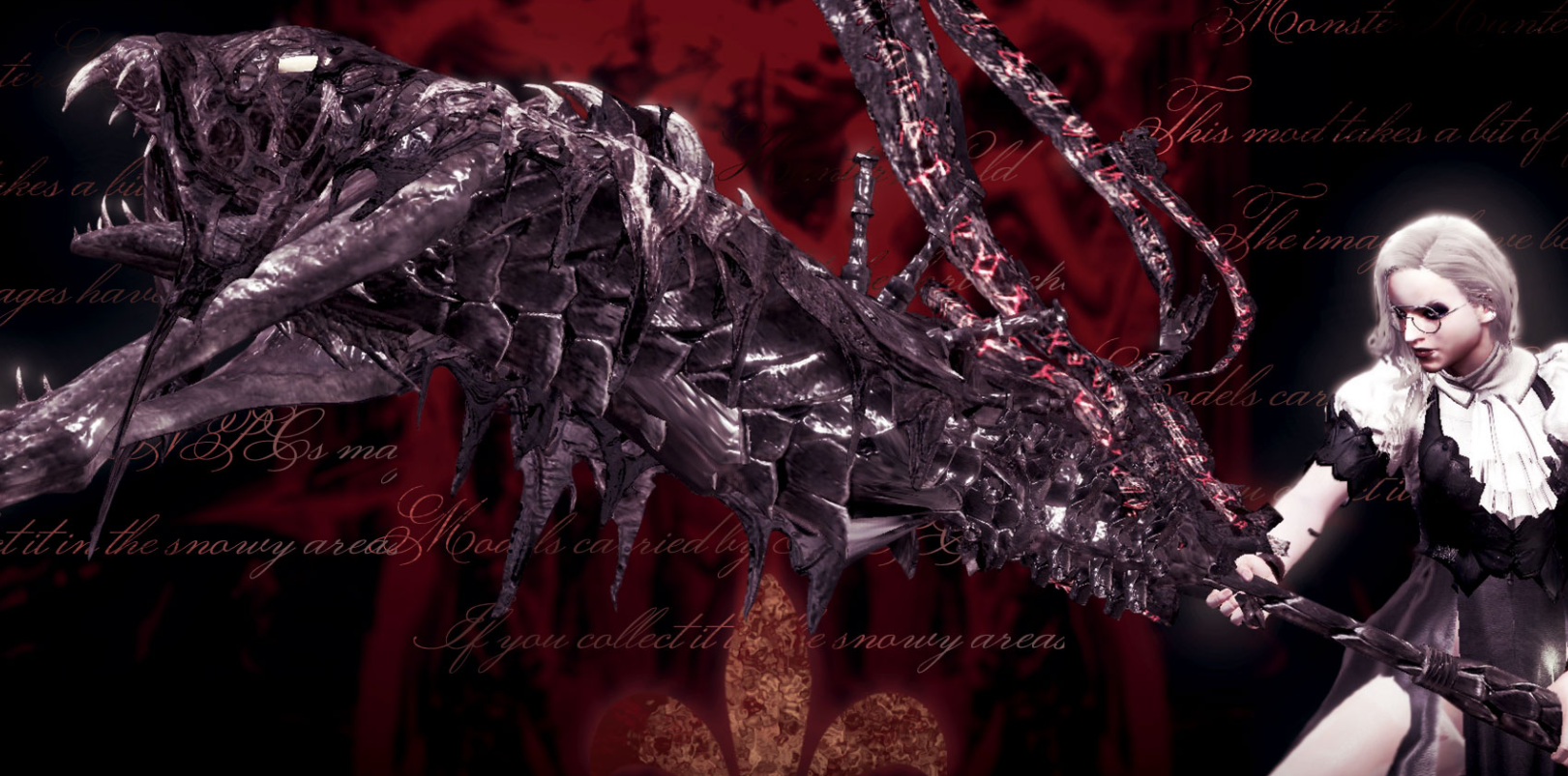 《怪物獵人世界：冰原》猙獰龍頭巨斧MOD