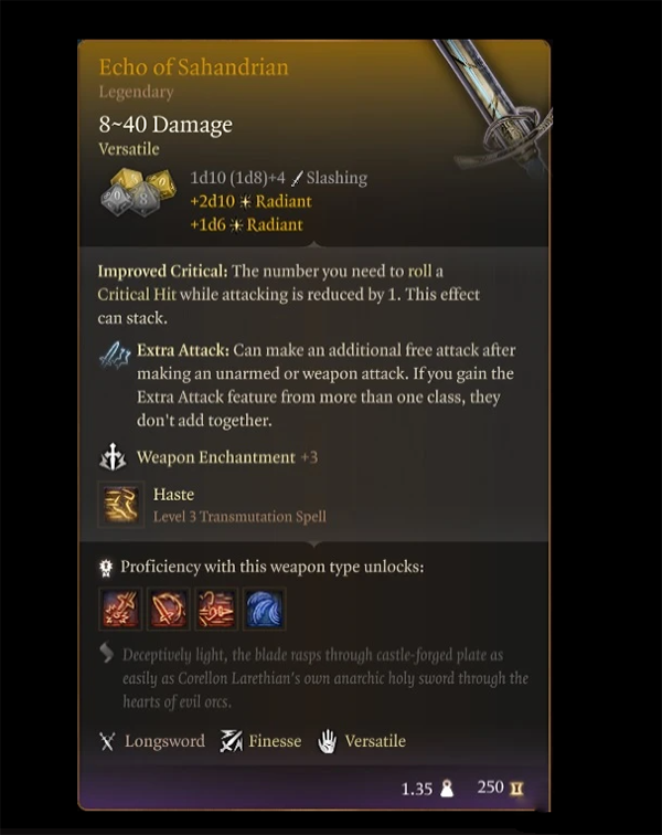 《博德之門3》薩漢德里安的回聲MOD