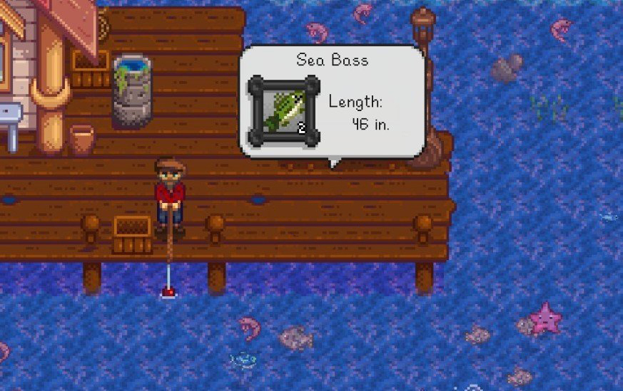 《星露谷物語》動物之森鱸魚MOD