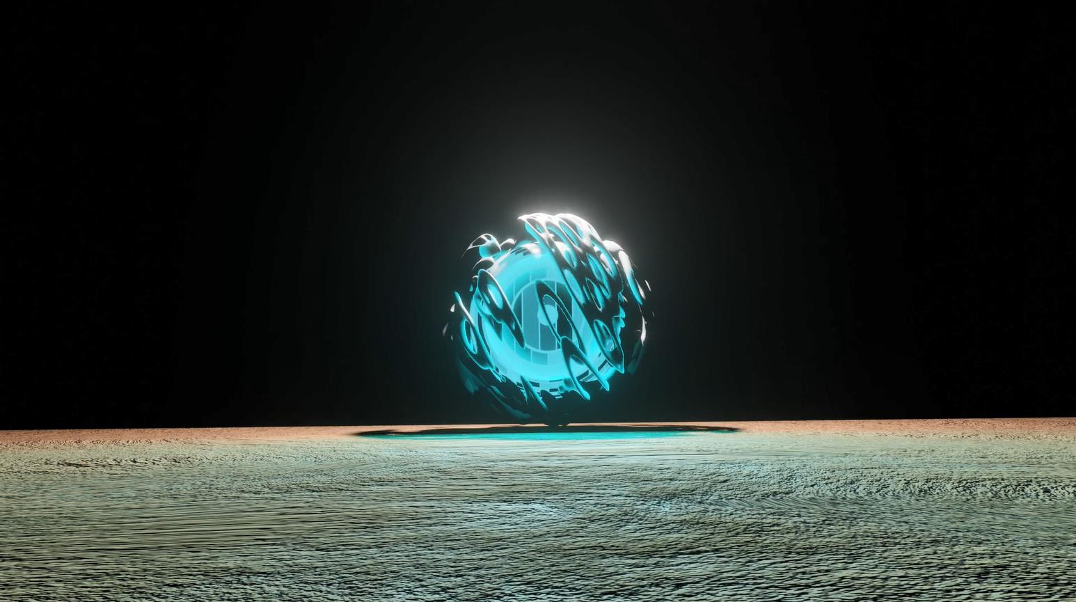 《Wallpaper Engine》外殼轉動的球3D動態壁紙
