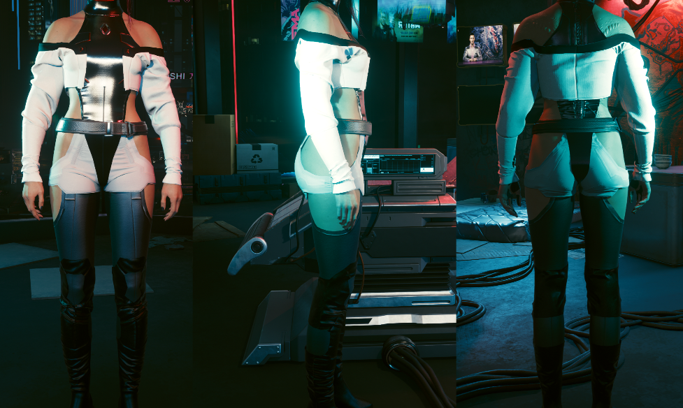 《賽博朋克2077》邊緣行者露西服裝頭發(fā)妝容MOD