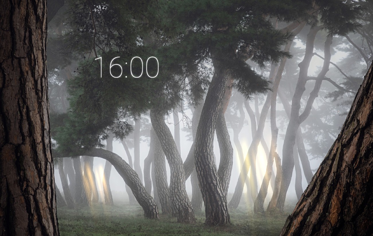 《Wallpaper Engine》霧林記時動態壁紙