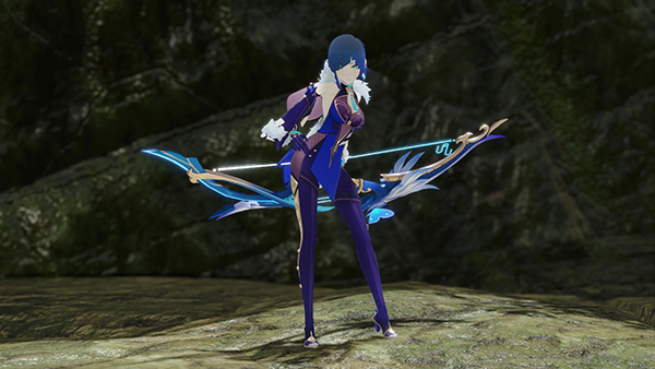 《怪物獵人：崛起》原神夜蘭外觀和武器外觀MOD