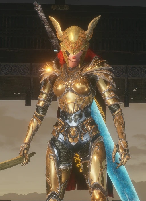 《只狼：影逝二度》法環女武神黃金盔甲替換狼MOD