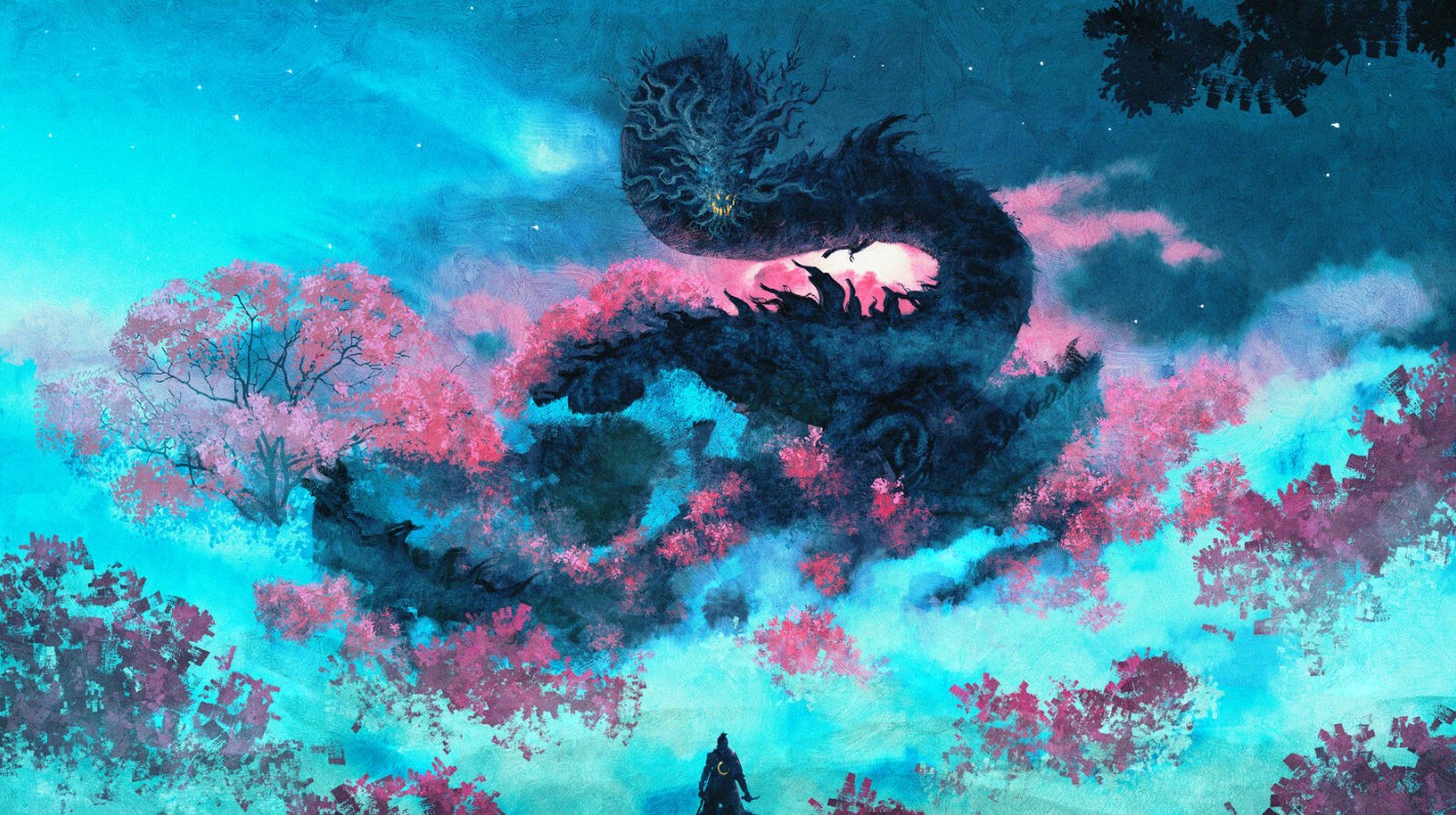 《Wallpaper Engine》只狼櫻龍同人繪動態壁紙