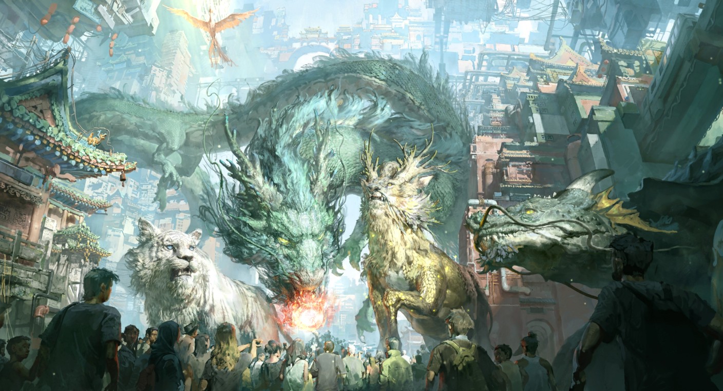 《Wallpaper Engine》五神獸動態(tài)壁紙
