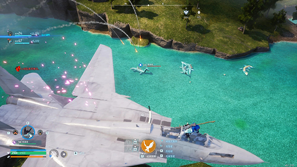 《幻獸帕魯》F14戰斗機替換空渦龍MOD