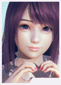 《AI少女》紫發紫瞳蕾絲長裙小姐姐MOD