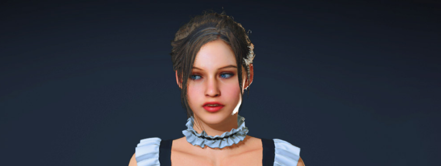 《生化危機2：重制版》克萊爾艾達性感女仆無上衣MOD[僅支持舊版本]
