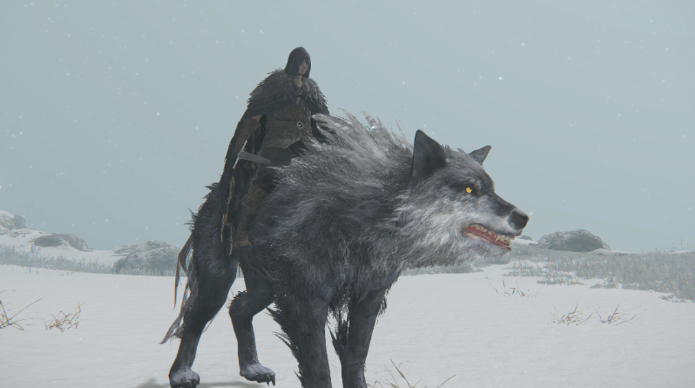 《艾爾登法環》冰原狼替換坐騎MOD