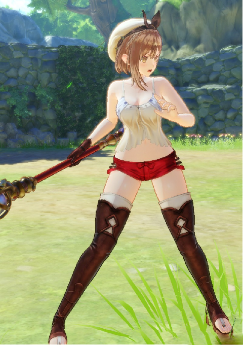 《萊莎的煉金工房3：終結之煉金術士與秘密鑰匙》萊莎瘦腿MOD