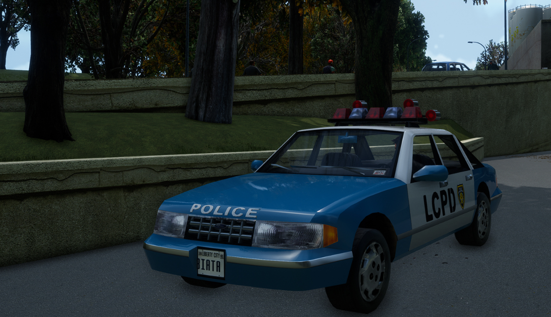 《俠盜獵車手三部曲重制版》藍白色警車MOD