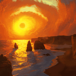 《Wallpaper Engine》南海岸的夕陽繪圖動(dòng)態(tài)壁紙