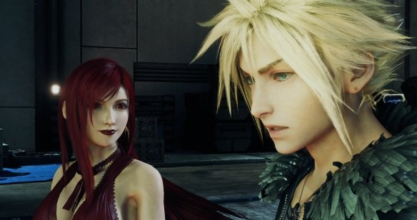 《最終幻想7：重制版》蒂法暗黑系紅衣紅唇黑發(fā)MOD