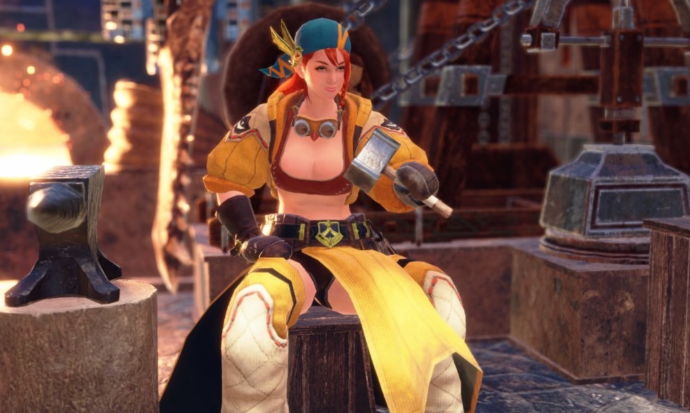 《怪物獵人：崛起》NPC米娜蕾人物美化MOD