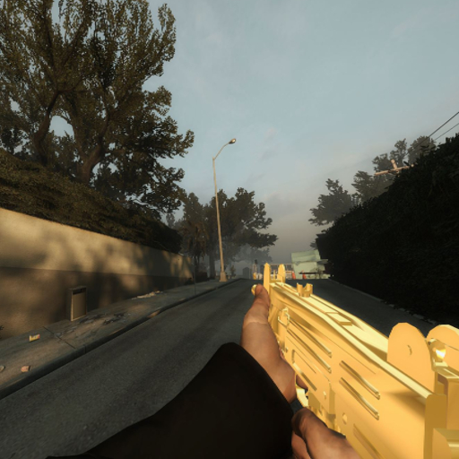 《求生之路2》默認黃金UZI/SMG武器MOD
