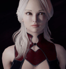 《懲戒魅魔》性感小皮衣白發美女捏臉MOD
