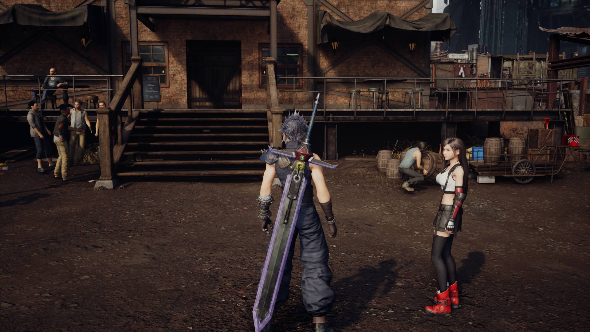 《最終幻想7：重制版》邁斯里薩伯劍替換克勞德的劍MOD