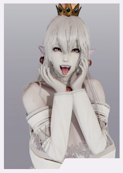 《AI少女》古靈精怪白發妖魔公主MOD
