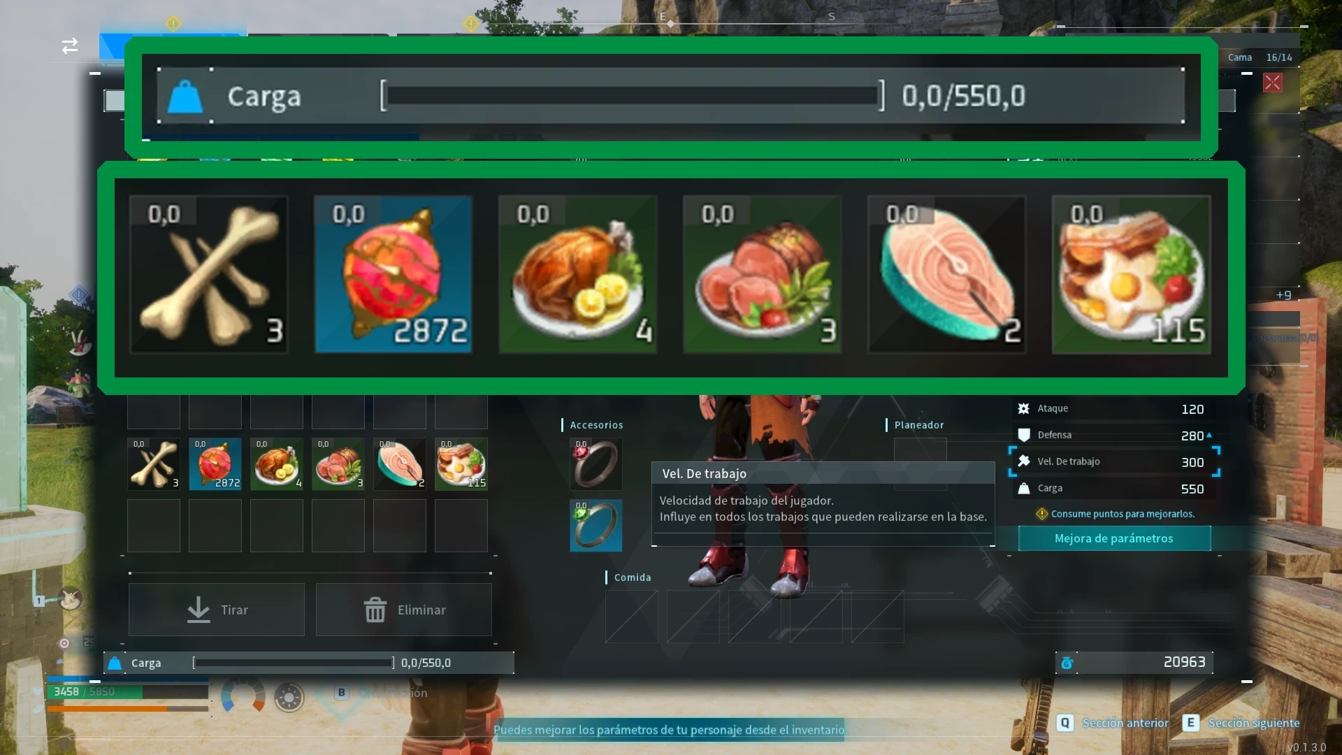 《幻獸帕魯》重量0且食物不會變質(zhì)MODv0.1.5.0