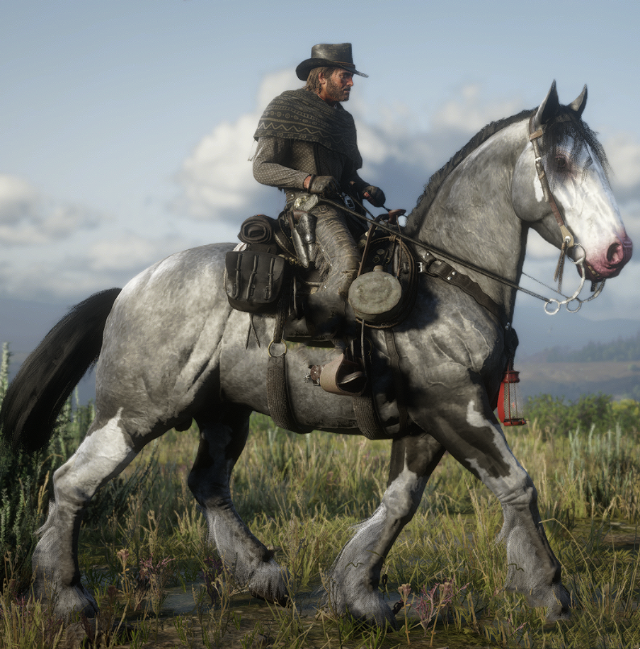 《荒野大鏢客2》新版灰色夏爾馬MOD