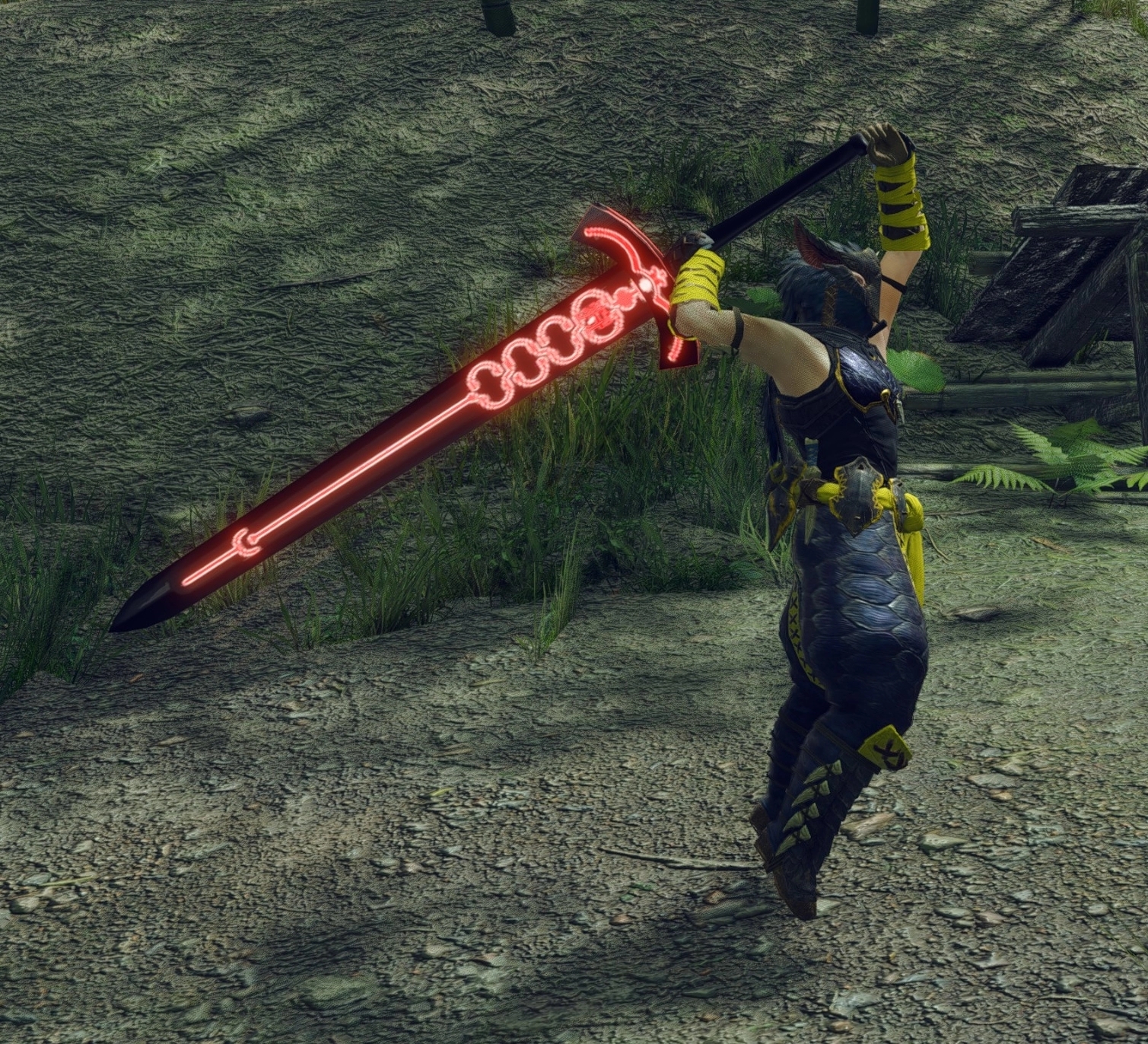 《怪物獵人：崛起》Fate黑咖喱棒劍MOD曙光版