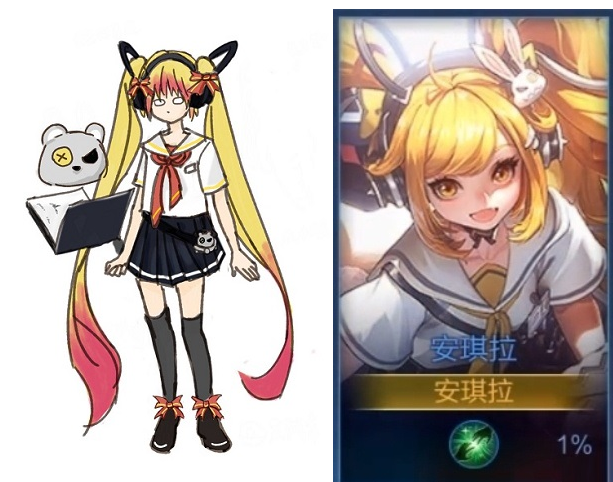 《王者榮耀》安琪拉新皮膚漫畫少女分享