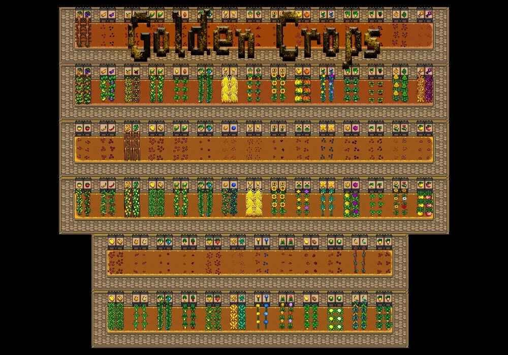 《星露谷物語》黃金作物MOD