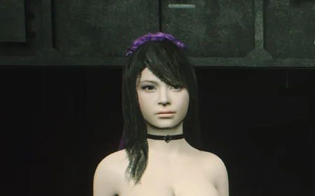 《生化危機(jī)2：重制版》克萊爾艾達(dá)紫色性感婚紗MOD