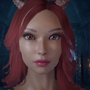 《懲戒魅魔》酒紅長發(fā)粉唇美人捏臉MOD