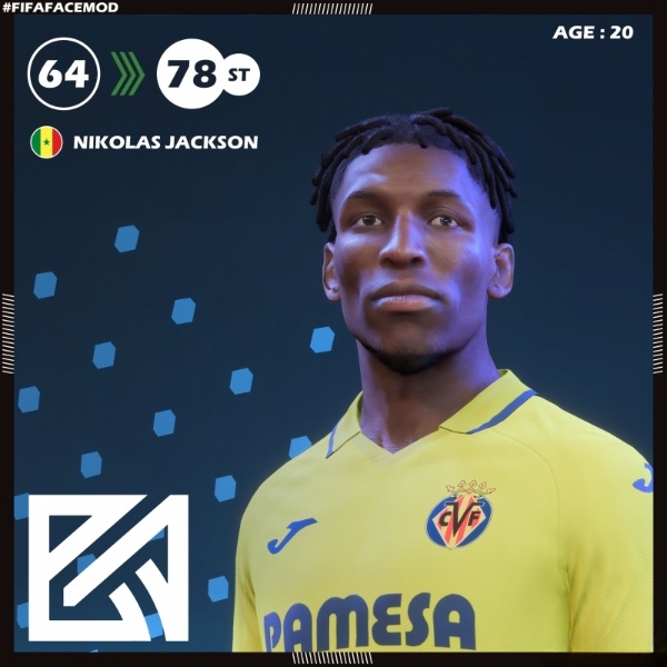《FIFA 23》尼古拉斯·杰克遜臉型補(bǔ)丁