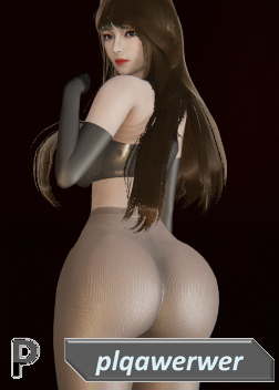 《AI少女》黑色露臍背心白色緊身褲御姐MOD
