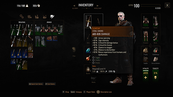 《巫師3次世代版》艾爾登法環彎刀MOD