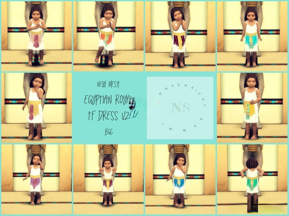 《模擬人生4》兒童埃及服裝MOD