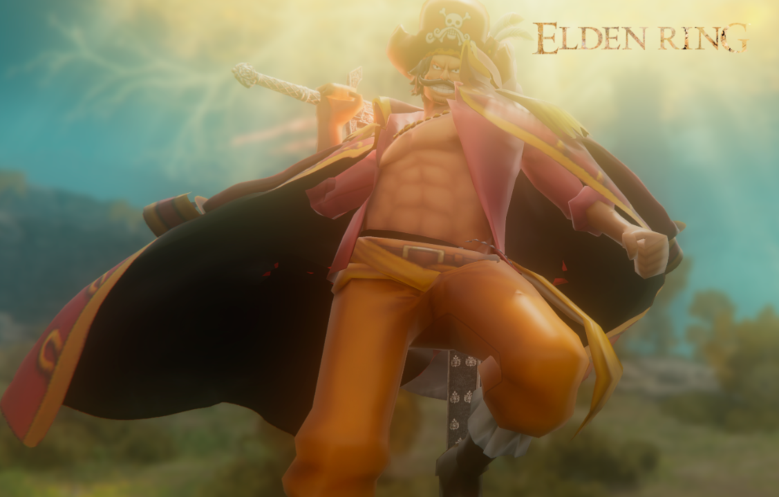《艾爾登法環》海賊王哥爾D羅杰替換布萊澤套MOD