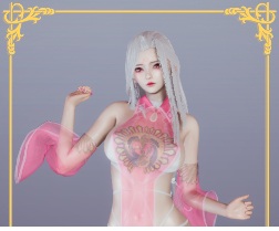 《AI少女》粉紅輕紗少女雪魅MOD