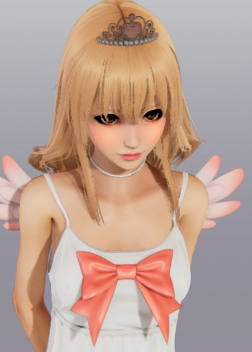 《AI少女》金發嬌小連衣裙天使MOD